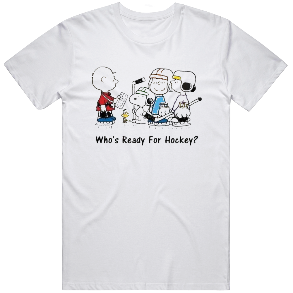 T-shirt « Who Is Ready for Hockey »