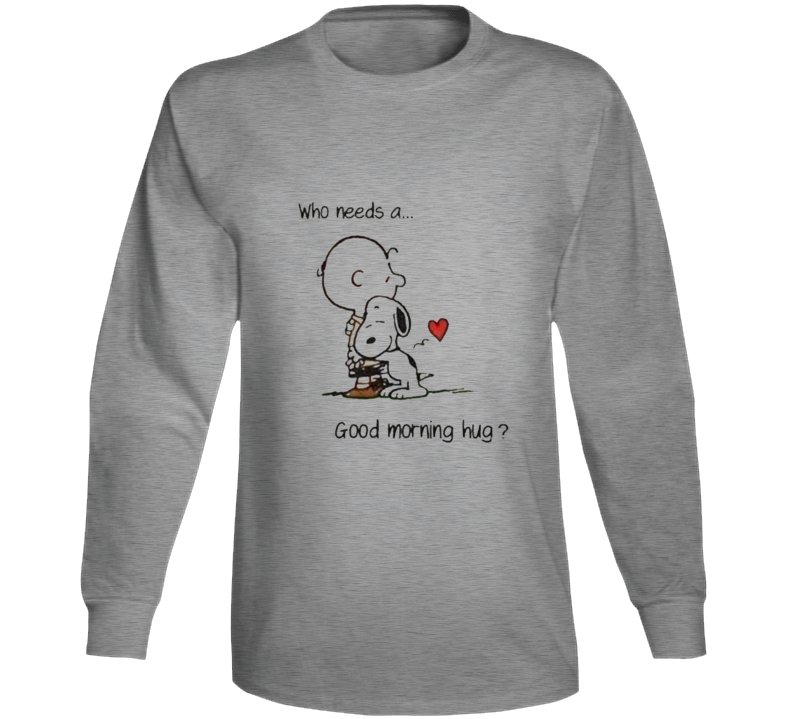 T-shirt manches longues « Good Morning Hug »