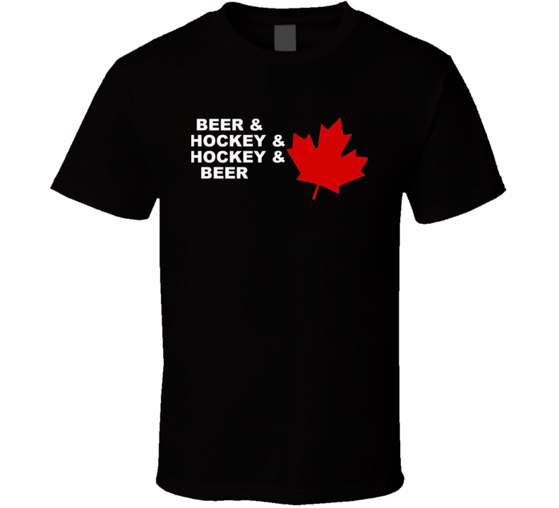 T-shirt « Beer and Hockey » – Image 2