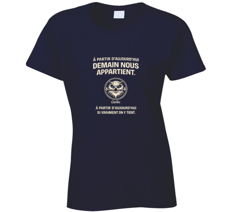 T-shirt femme « Demain nous appartient »