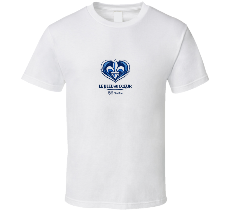 T-shirt « Le bleu au cœur »