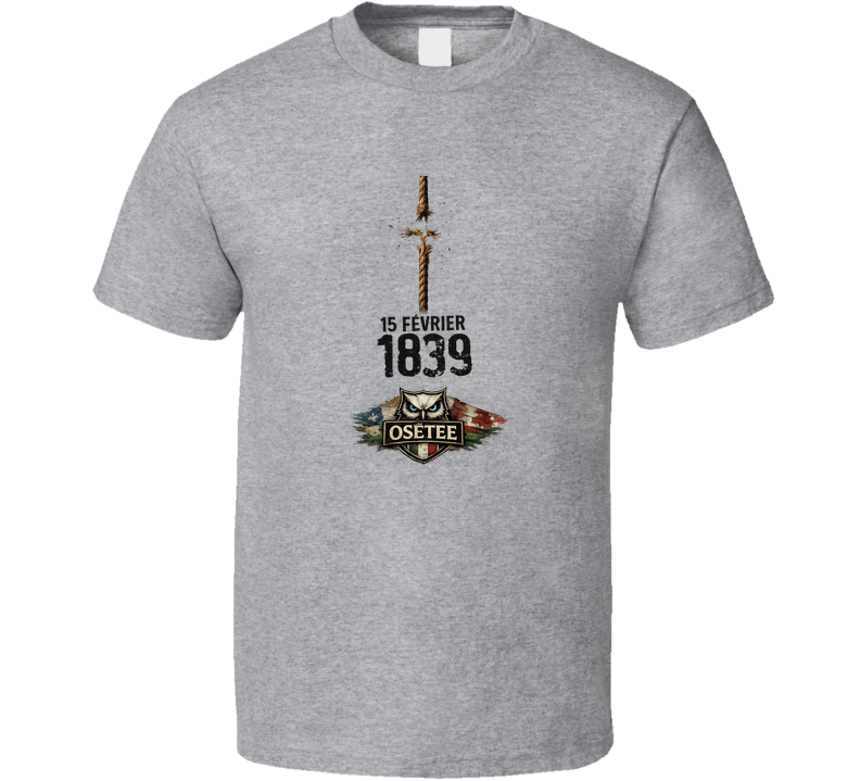 T-shirt « 15 février 1839 » – Patriotes