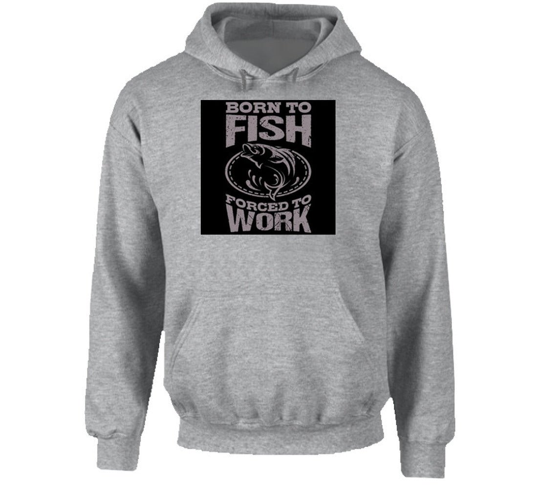 T-shirt « Born To Fish Forced To Work » – Image 6