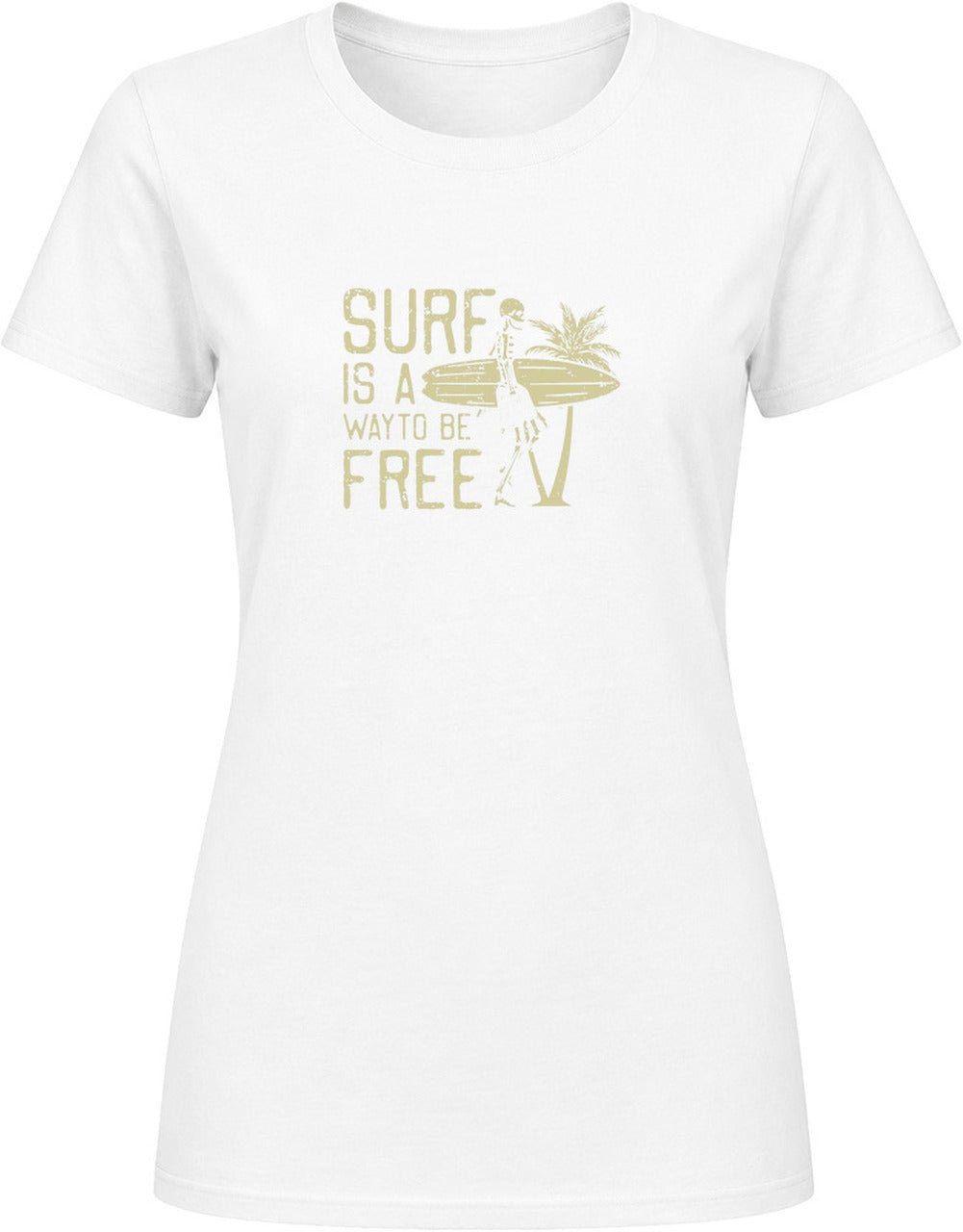 T-shirt « Surf Is a Way to Be Free » – Image 9
