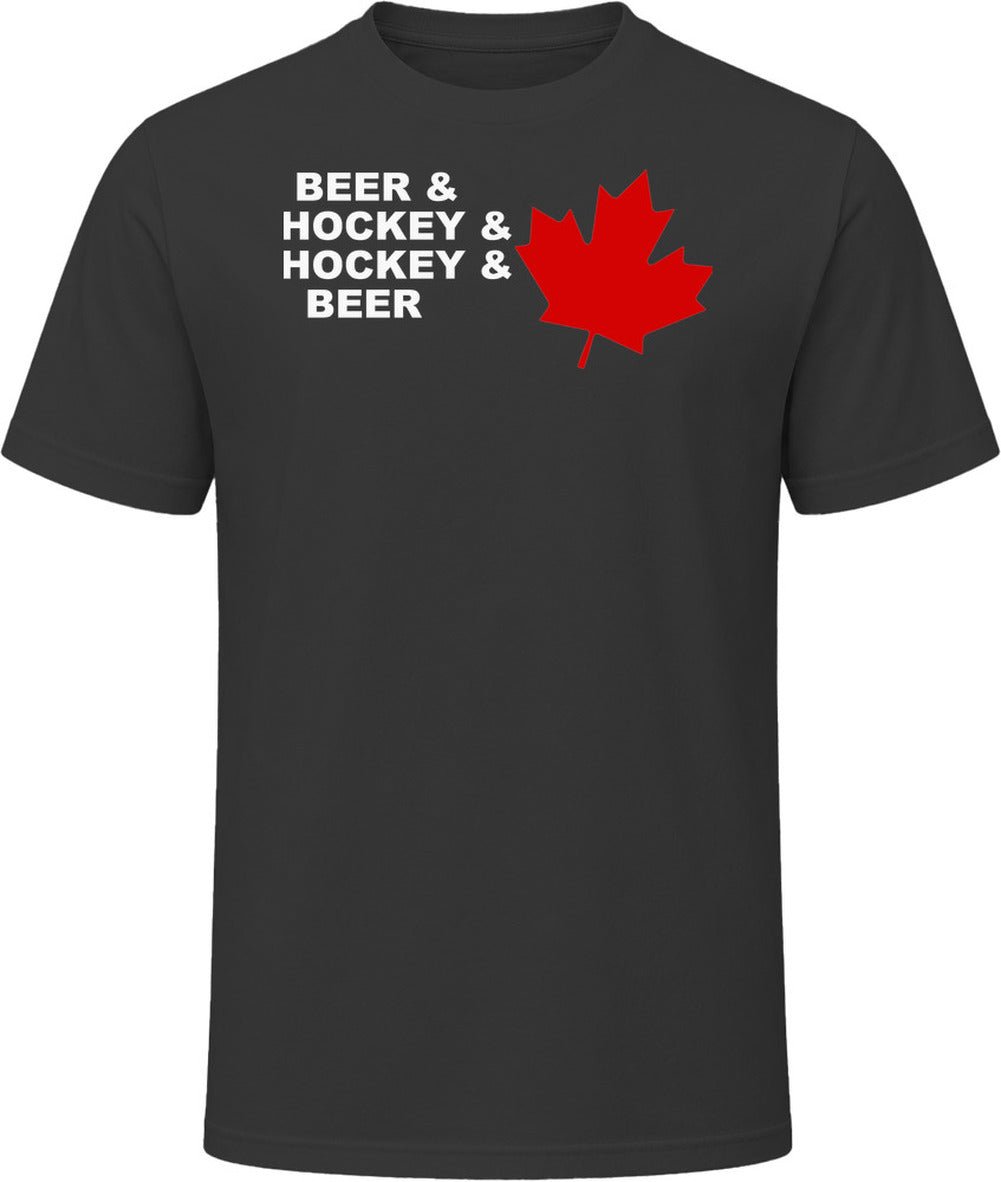T-shirt « Beer and Hockey » – Image 3