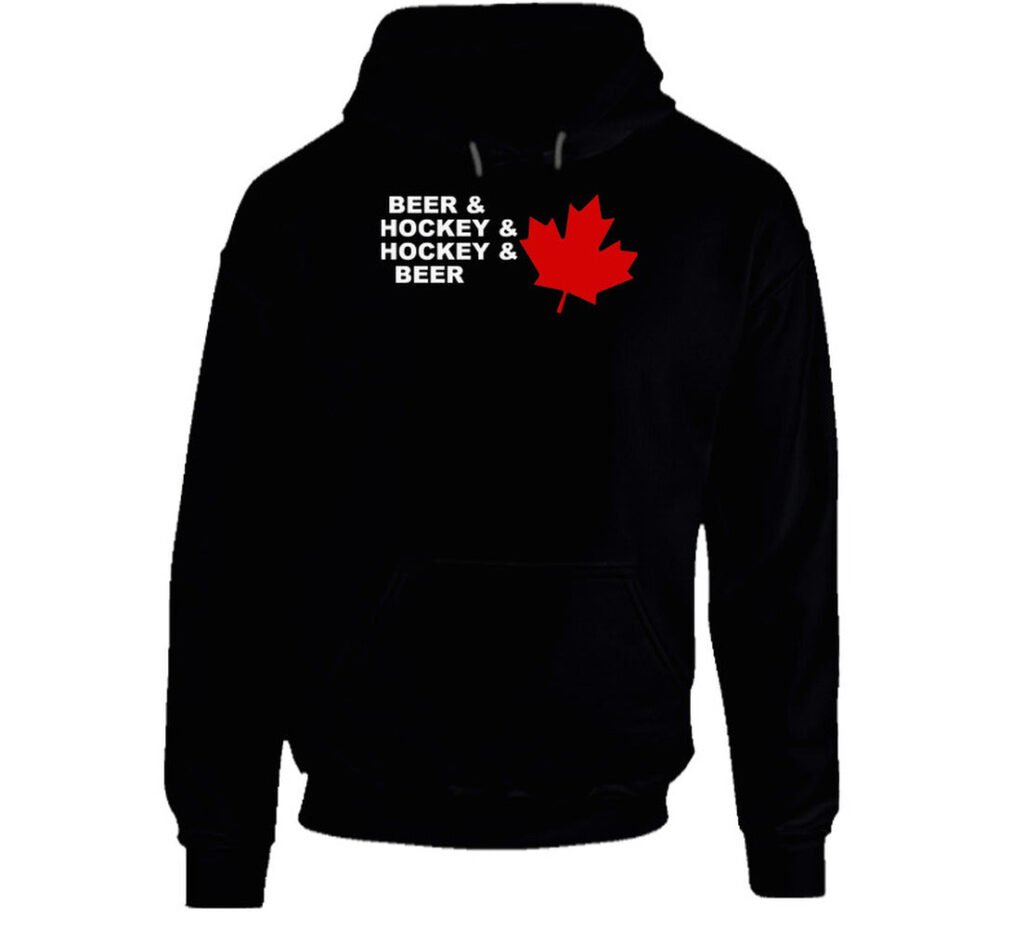 T-shirt « Beer and Hockey »