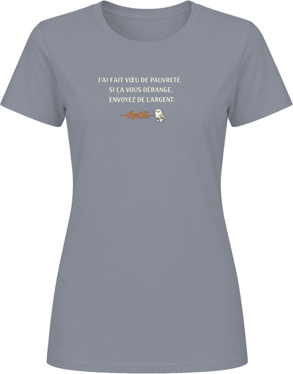 T-shirt femme « J'ai fait vœu de pauvreté » – Image 5