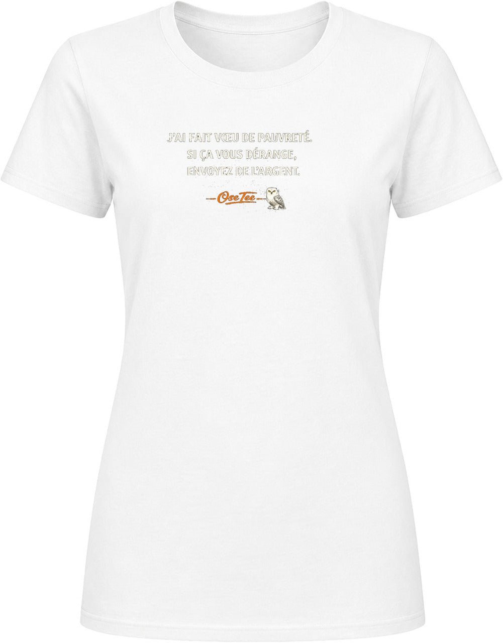 T-shirt femme « J'ai fait vœu de pauvreté » – Image 16