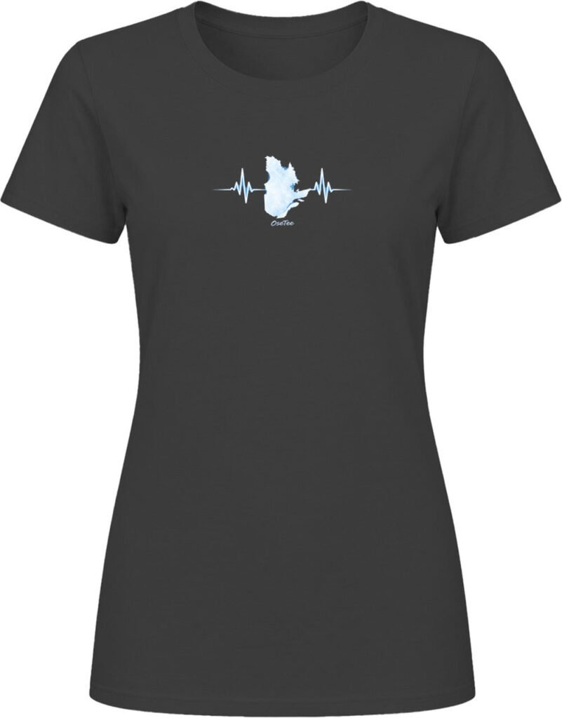 T-shirt femme « Cœur québécois »