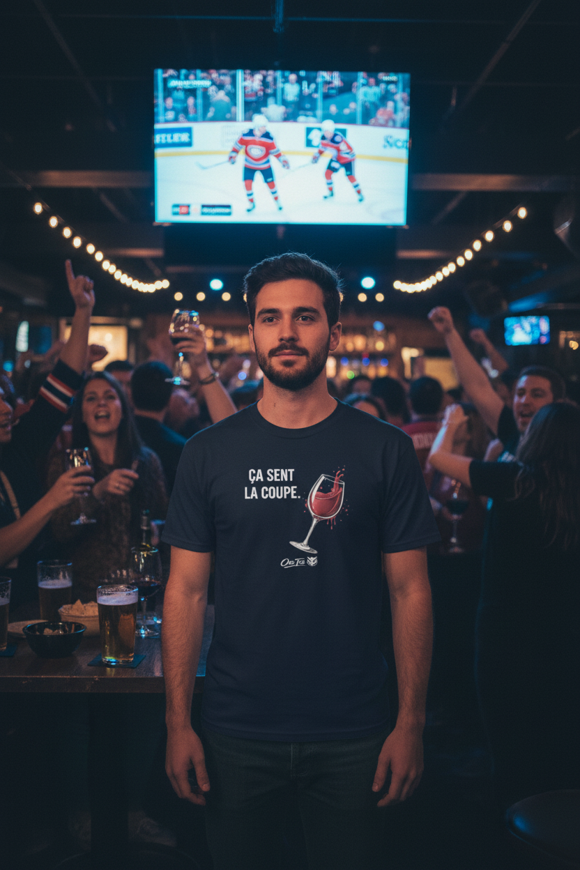 T-shirt « Ça sent la coupe » – Image 3