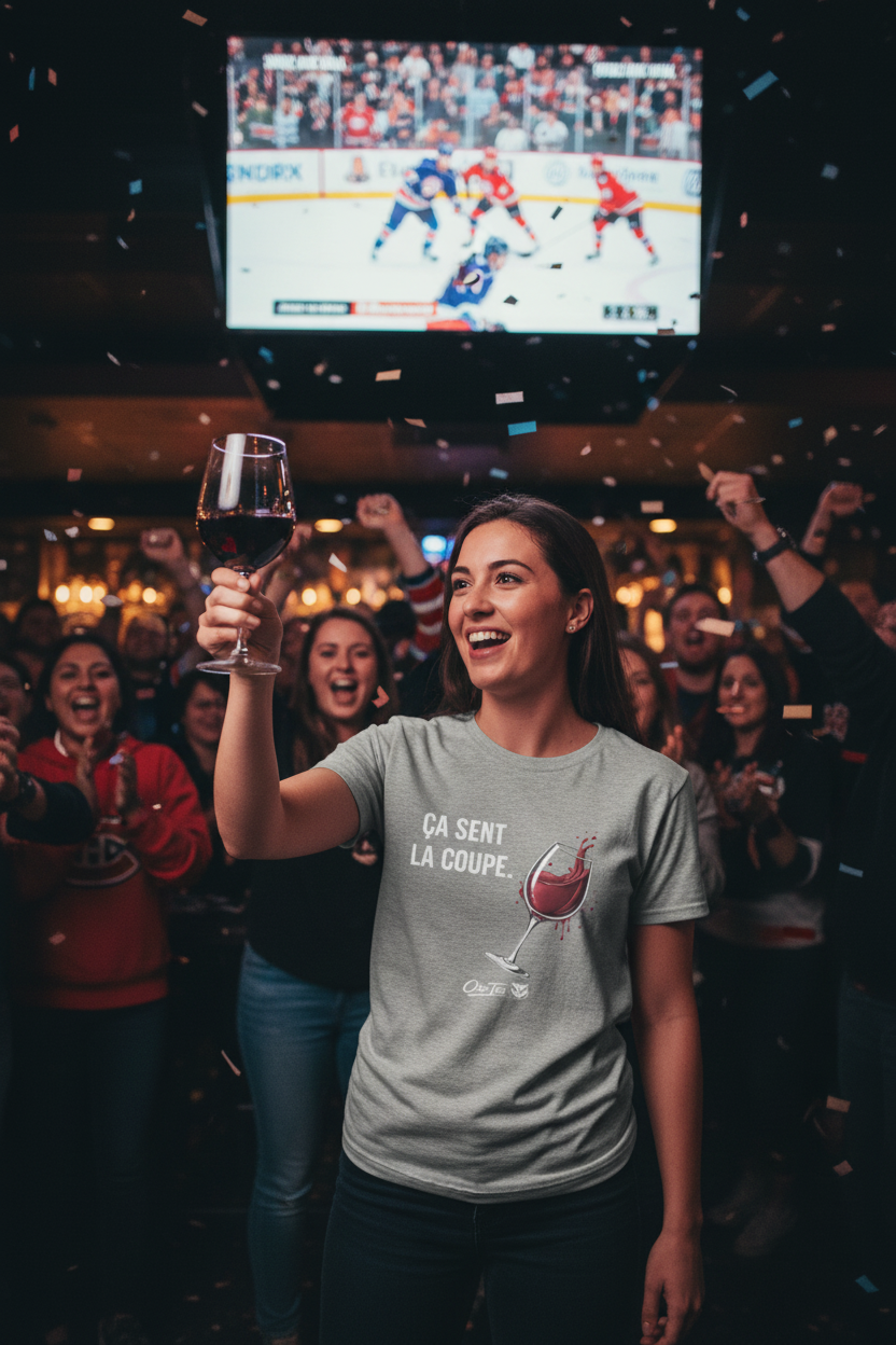 T-shirt « Ça sent la coupe »