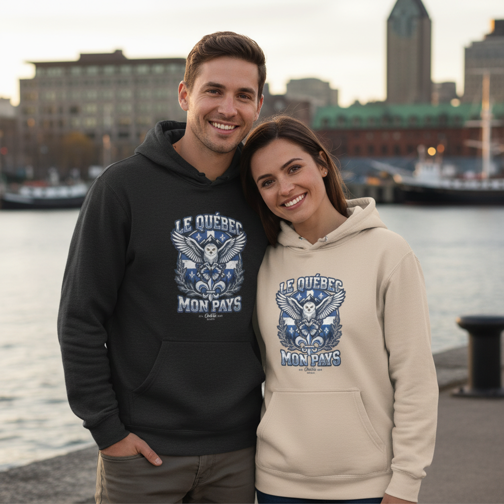 Hoodie « Le Québec, mon pays »