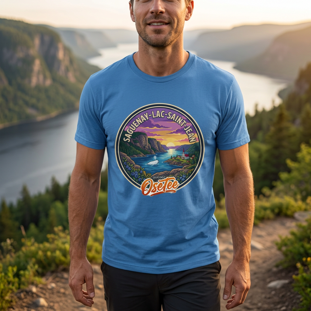 T-shirt Saguenay–Lac-Saint-Jean – Fierté régionale