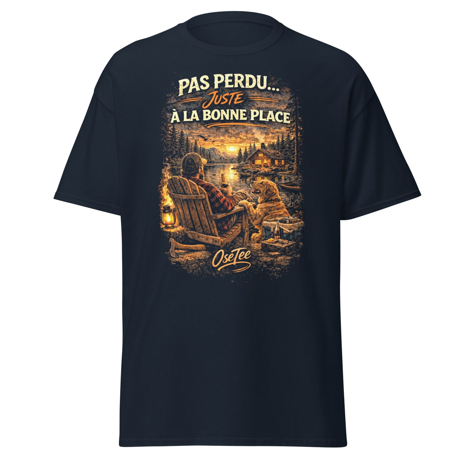 T-shirt « Pas perdu... juste à la bonne place » – Édition 2 – Image 4
